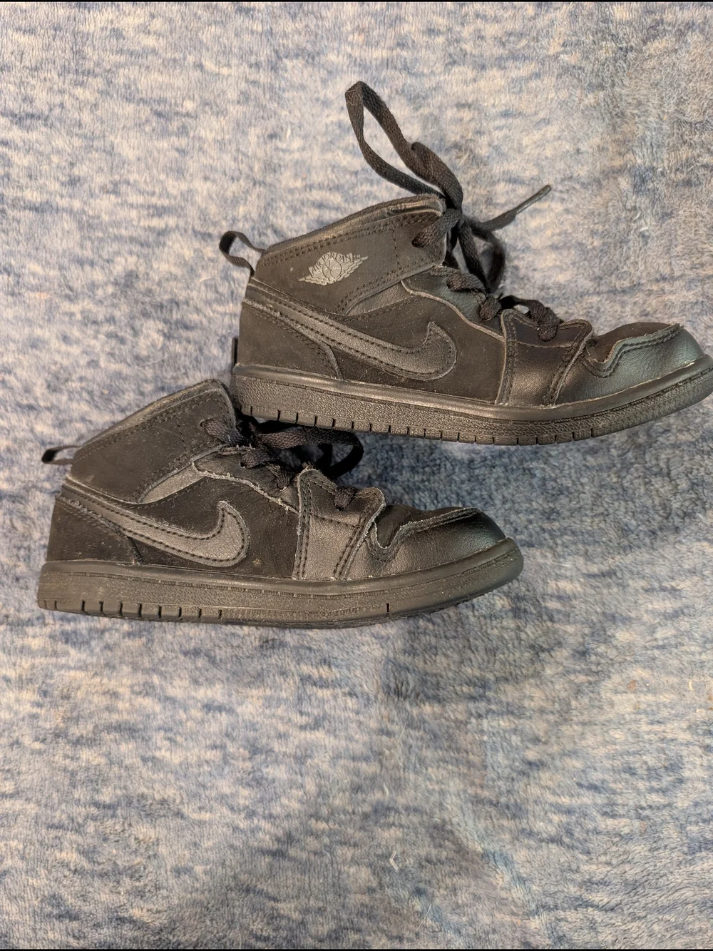 Air Jordan 10C Kids' Black High-Top Sneakers